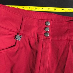 Romph Breeches Women 30R Red Equestrian Riding Pants Full Seat High Rise Stretch