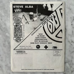 Vintage Skate Central Skateboard Catalog Fall 1988 Santa Cruz Natas Grosso Hosoi