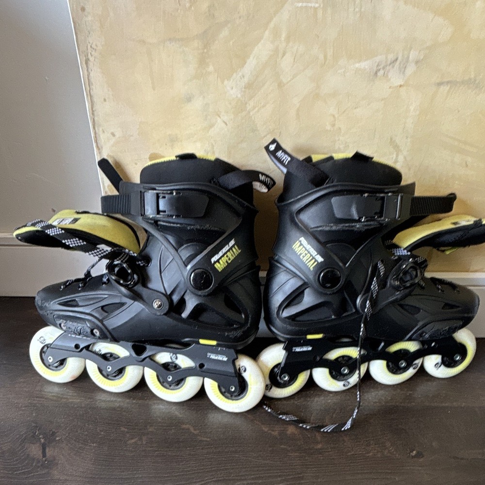 Powerslide Imperial Yellow 80 Inline Skates Men’s US M 8-9 MPN 908376