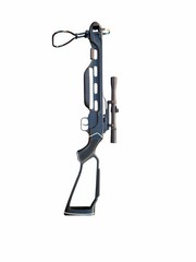 Crossbow Rifle Style Archery Bow w/ Scope Binocular & String Untested AS-IS