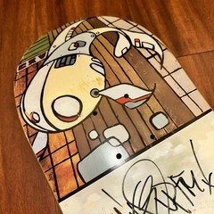 Mike Shinoda Signed 2004 Think Skateboard Robot Series Deck Linkin Park NOS Auto