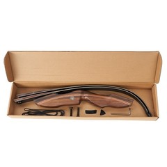 60″ Takedown Recurve Bow 25-60lbs Limbs Wooden Bow Archery Hunting Arrows Target