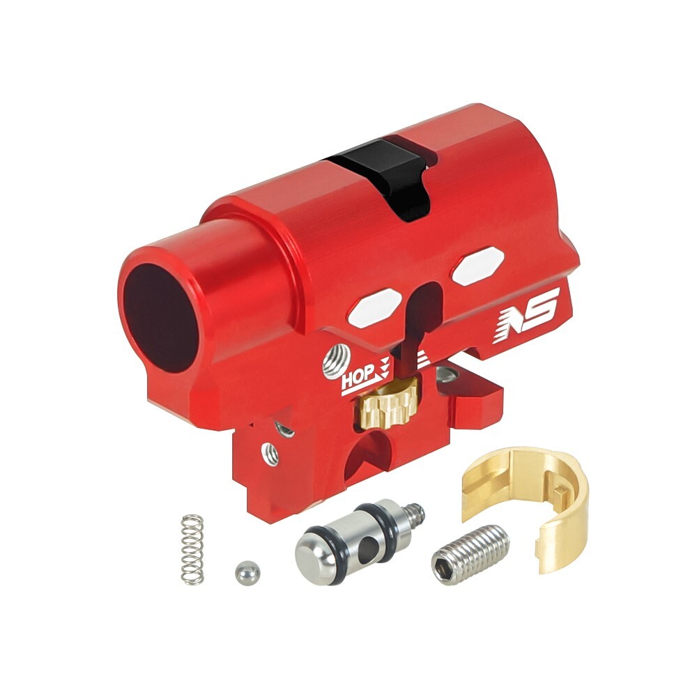 CNC Aluminum Hopup Chamber V2 (RED)-Tokyo Marui Hi-CAPA 4.3/5.1/Gold Match/1911