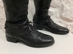 Ariat Black Leather Riding Equestrian Boots Women’s Sz 8.5 Wide Calf