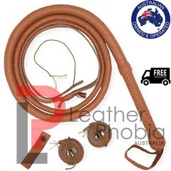 Bull Whip 04 to 12 feet long 16 strands Genuine Real Cow Stock Whip Heavy Whip
