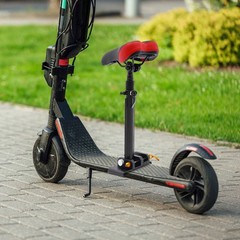 NEW Electric Scooter Seat Adjustable Saddle for Xiaomi M365 Scooter Red + Black
