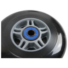 4 Black 100mm Replacement Wheels + ABEC-7 Bearings for Razor Pro Kick Scooter