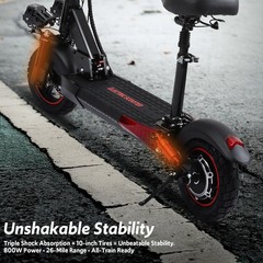 Electric Scooter 48v 1600W For Adult 10″Off Road Fat Tires Fast Speed USA MAX