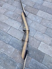 Fleetwood 40lb 62in Recurve Bow. Right Hand. No String