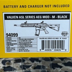 NEW Valken ASL Series MOD-M AEG Airsoft Gun – Black