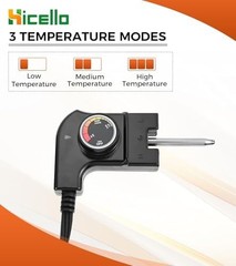 Adjustable Thermostat Probe Power Cord Replacement for Masterbuilt Smokers MB…