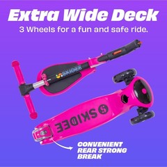 Kick Scooters for Kids Ages 3-5 (Suitable for 2-12 Year Old) Adjustable Height F