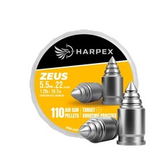 Harpex Zeus .22 (5.5mm) Cal Airgun pellets – Pointed Lead very sharp 19.7gr