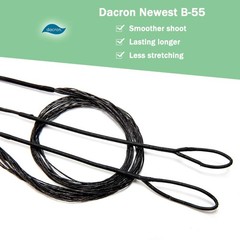 Deerseeker Dacron Bow String Set with 2 Nock Points 12/14/16 Strands 48-70 inche