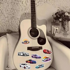 100pcs Retrofit Racing Car Stickers Waterproof Graffiti JDM Decals Skateboard