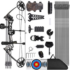 Archery Ready to Hunt Compound Bow Package for Adults ＆Teens,0-70 Lbs,Adjustable