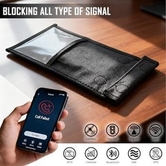 2 Pack Military Grade Faraday Bags for Smartphones | Signal Blocking; Magneti…