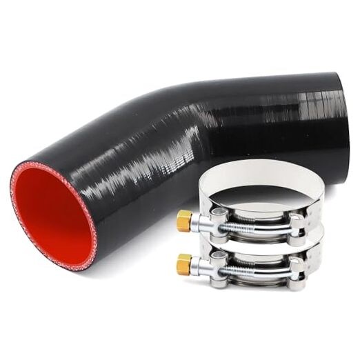 45 Degree Elbow 2 1/2inch(63mm) Coupler Silicone Hose 4-Ply 45° 2.5in