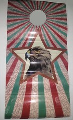 Pair of (2) Eagle Cornhole Board Wraps LAMINATED Wrap Decals Vinyl Sticker Skins