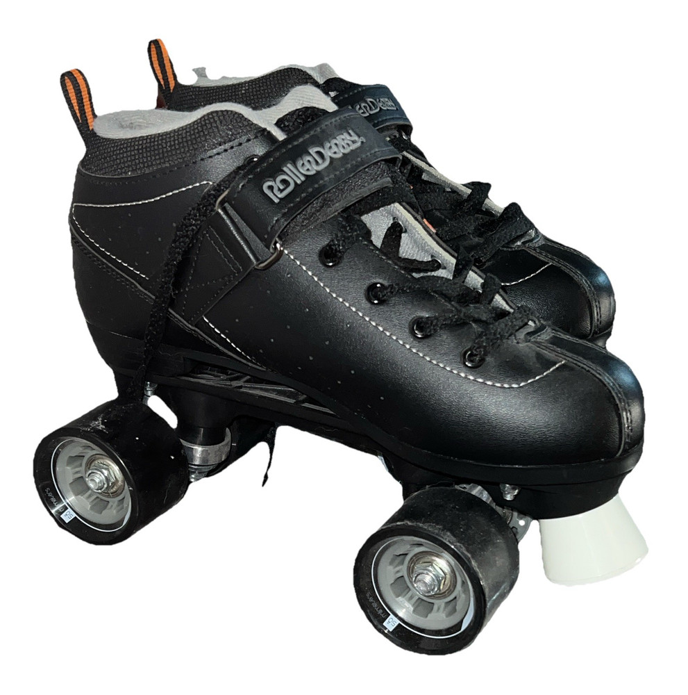 Roller Derby Black Quad Roller Skates Classic Style Comfortable Fit