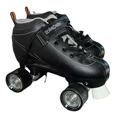 Roller Derby Black Quad Roller Skates Classic Style Comfortable Fit