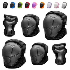 Knee Pad and Elbow Pad Set Toddler 3-10 Years Protective Gear Set for Girls Boys