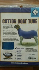 Weaver Livestock Cotton Blend Goat Tube with Reinforced Leg Holes extra small