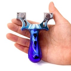 Hunting Professional Catapult Laser Slingshot With Rubber Aim Point Target HOT