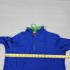 Dover Saddlery Blue Quarter Zip Equestrian Shirt Womens Size Medium