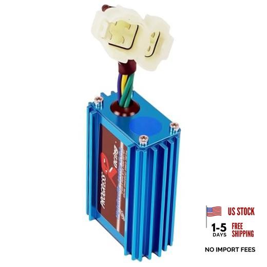 AC Racing CDI Box, 6 Pins No Rev Limit Ignition Unit for GY6 50cc 125cc 150cc