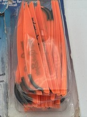 36 Pack NAP Quik Spin 4″ Premium Performance Arrow Vanes: Orange