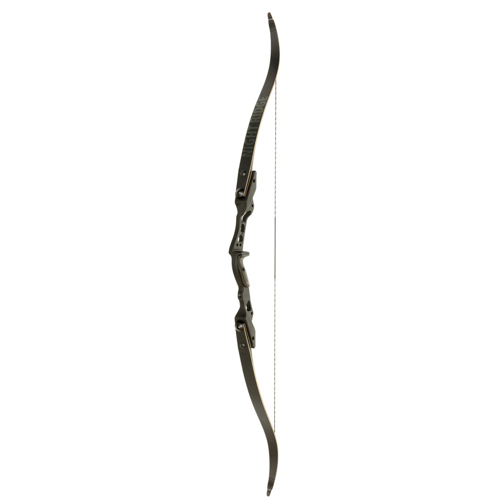 October Mountain OMP1776050 Night Ridge Ilf Recurve Bow Black 60 In. 50 Lbs. Rh