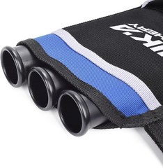 Archery Arrow Quiver Holder, 3-Tubes Hip Quiver Arrow Bag with Adjustable Belt f