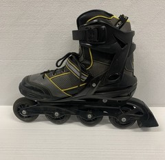AERIO ELITE Q-60 Roller Derby Speed Inline Skates – Black & Gold Men’s Size 10