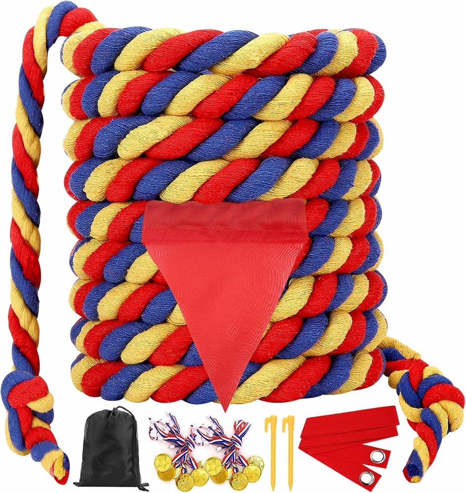 Durable Lawn Game Rope, Ideal for Picnic Birthday Garden Group Competition