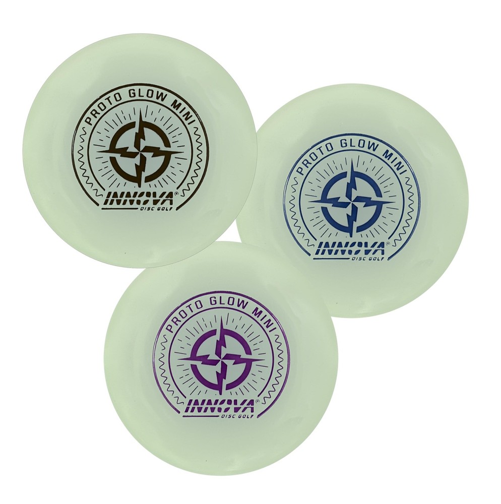 Innova Discs Proto Glow Mini 3 Pack – Glow in The Dark Mini Markers for Disc …