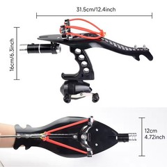 Bowfishing Set Catapult Slingshot Sling Darts Reel Target Archery Hunting Shoot