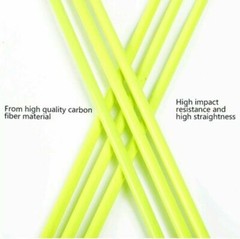 12x 30″Archery Carbon Arrows Spine 500 OD 7.8mm for Compound Recurve Bow Hunting