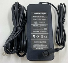 42V 2A Li-on Battery Power Adapter Charger with PowerFast 3 Prong Connector