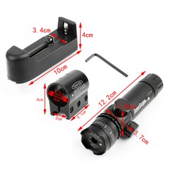 Compound Bow Green Laser Dot Sight Scope 20mm Rail Mount Bows Archery Hunting