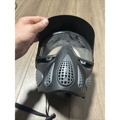 JT Paintball Airsoft Face Mask with Goggles One Size Adjustable Black Sports