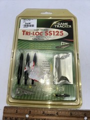 Game Tracker Tri-Loc SS125 3 Point Locking Broadhead Surgical Sharp Blades
