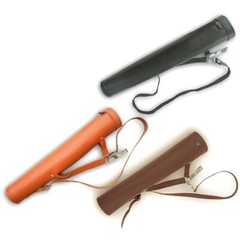 DUAL USE LEATHER LONGBOW/ RECURVE BOW SHOULDER BACK/SIDE ARROW QUIVER BAG