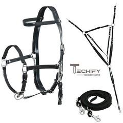 Horse Endurance Bridle Halter Breast plate set – Water Resistant & Durable