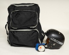 Vintage Relative Workshop Wonderhog Skydiving Rig PD210 Main Helmet Altimeter