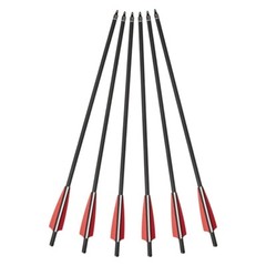 20″ Carbon Crossbow Bolts Arrows Hunting Tips Broadheads Arrowheads ID7.6mm 12x