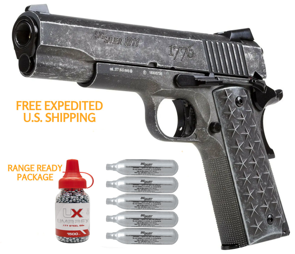 SIG SAUER 1911 We The People 4.5 Cal BB Airgun 17RD All Metal FULL BLOWBACK