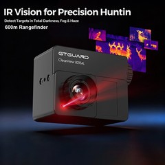 GTGUARD B215AL Bowsight Thermal Monocular – 600m Rangefinder for Crossbow Scope