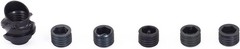 Archery 37/45 Hooed Degree Peep Sight Kit 6x 8x Clarifier and 5 Size Ape