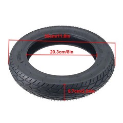 12» inch Tubeless Tire 12 1/2×2 1/4 57-203 Fit CarriFolding Electric Bicycle
